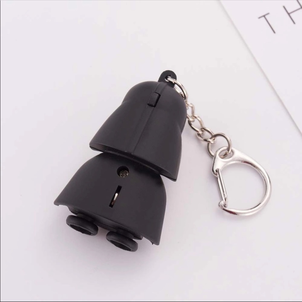 Brand New Darth Vader StarWars White Eye KeyChain - Picture 5 of 8